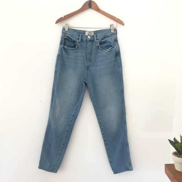 Free People - We The Free Distressed High Waist tapered skinny Jeans | 27 - Picture 2 of 16